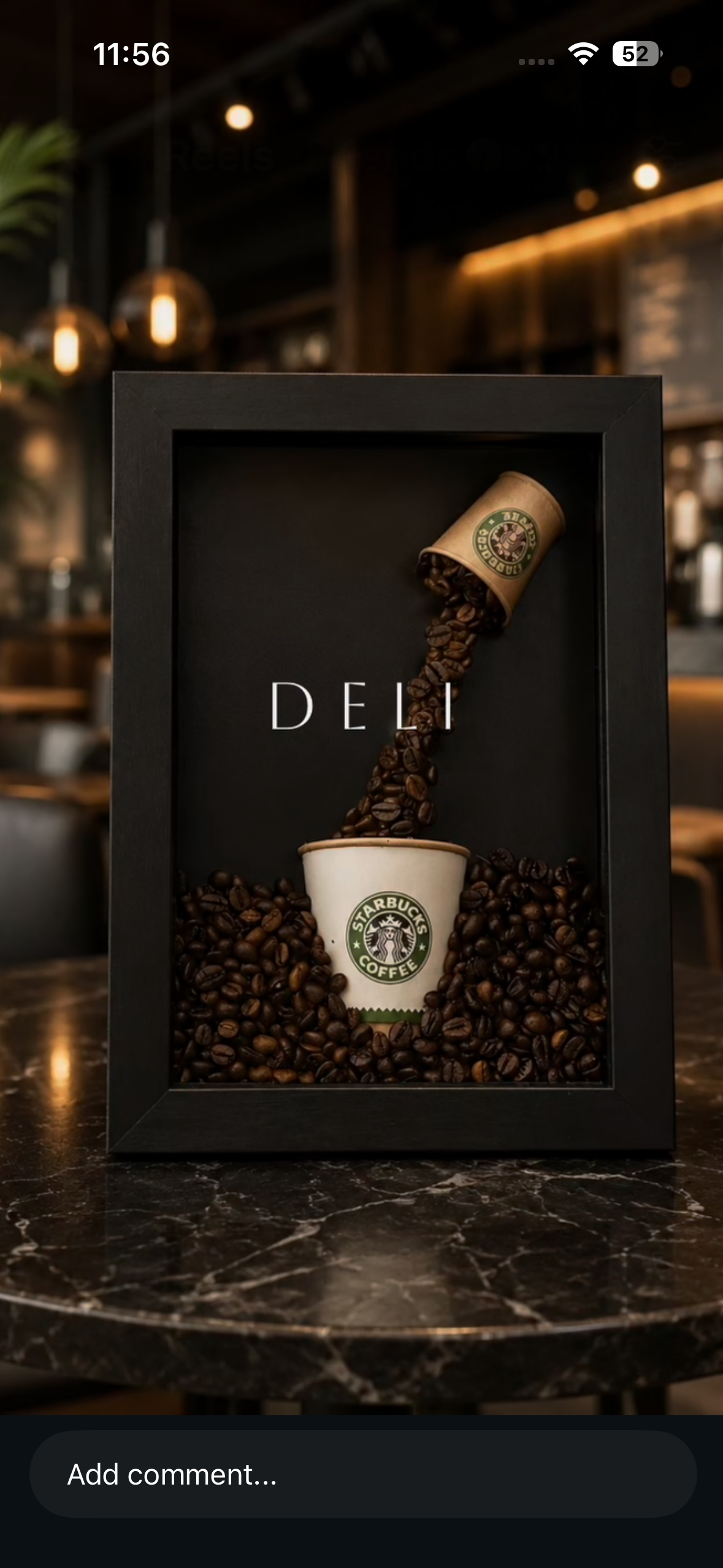 Espresso Flow Resin Art Piece