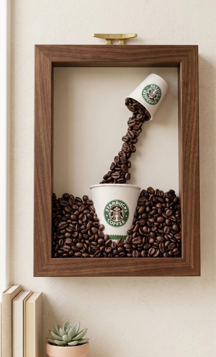 The Floating Pour coffee Frame
