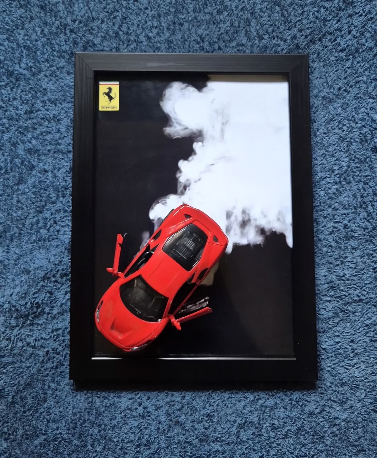 The Ferrari Smoke Effect Epoxy Frame