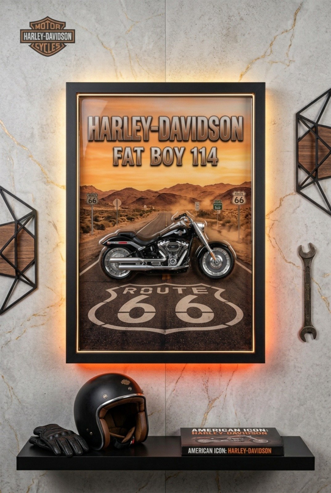 Harley-Davidson Route Epoxy Frame