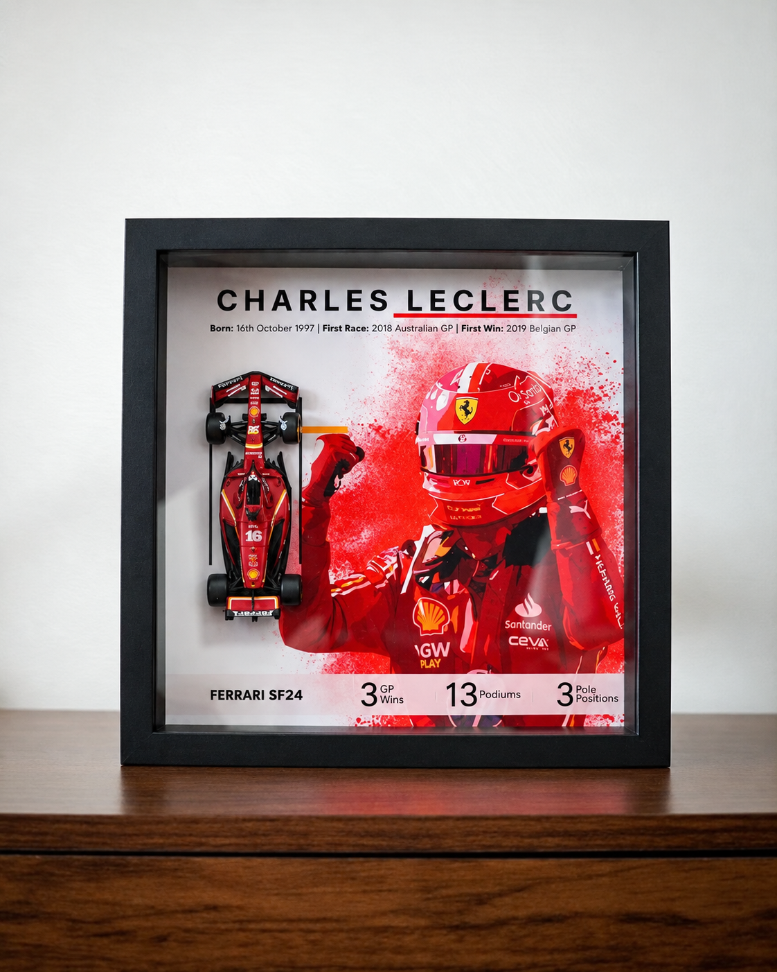 Leclerc Ferrari SF24 Legacy Epoxy Frame