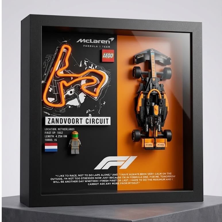 McLaren F1 Zandvoort Circuit Epoxy Frame