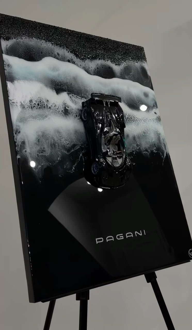 Obsidian Tide – Pagani Hypercar Epoxy Frame